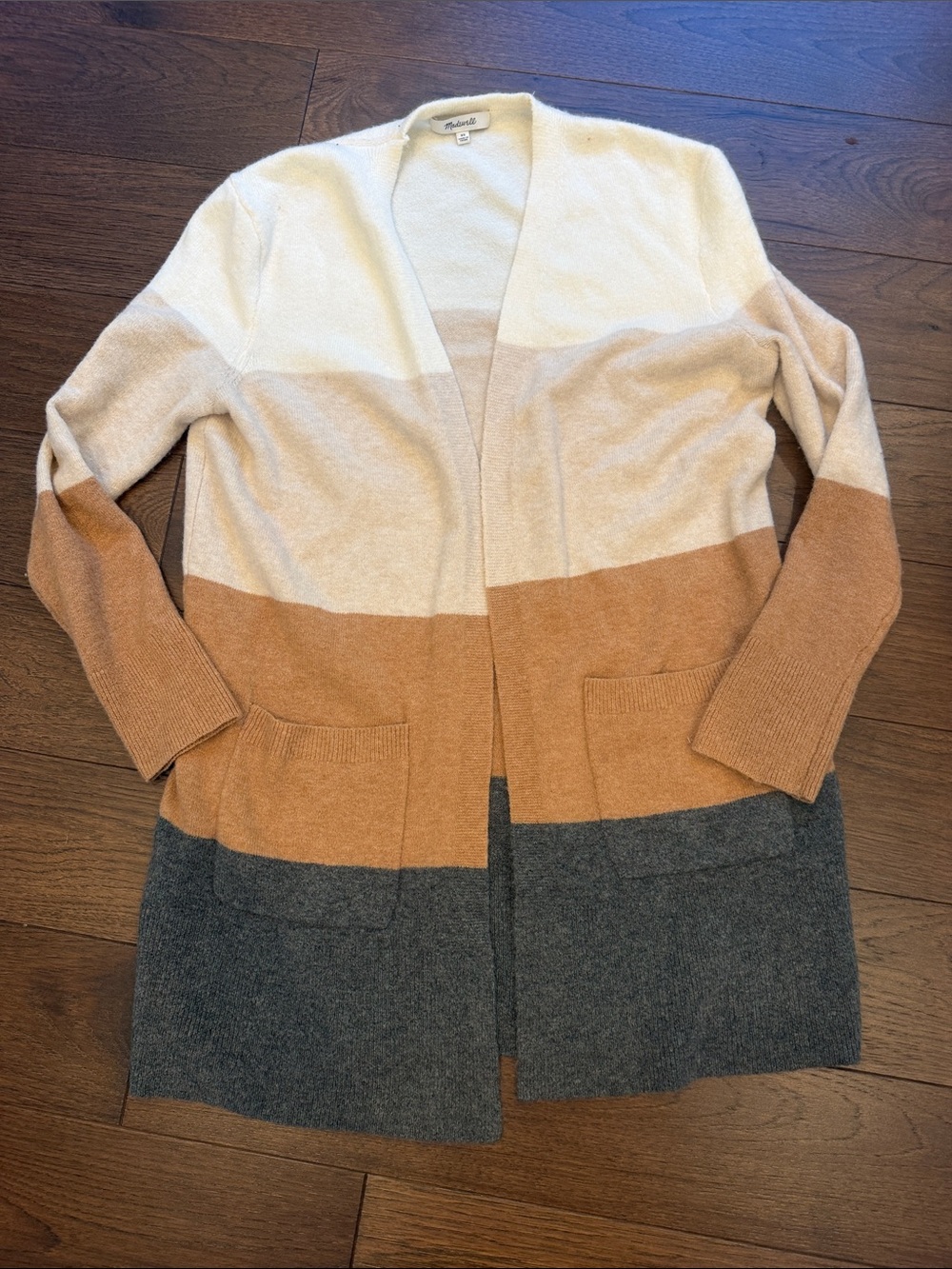 Madewell Kent Colorblock Striped Cardigan Sweater Size XS - C69-056